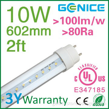 China OEM manufacturer 600mm 1000lm daylight LED lighting tube